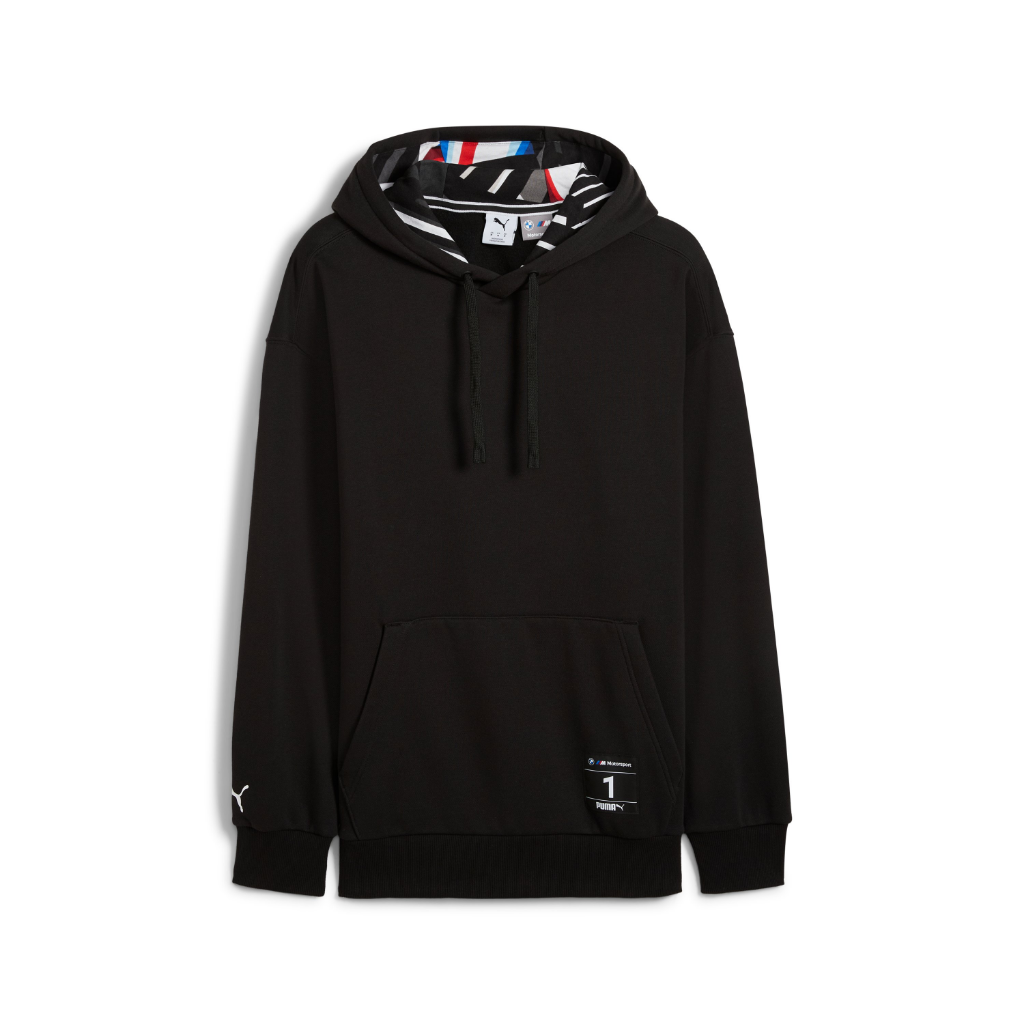 Genuine M Motorsport Graphic Mens Hoodie Black Top Hooded Sweatshirt Relaxed