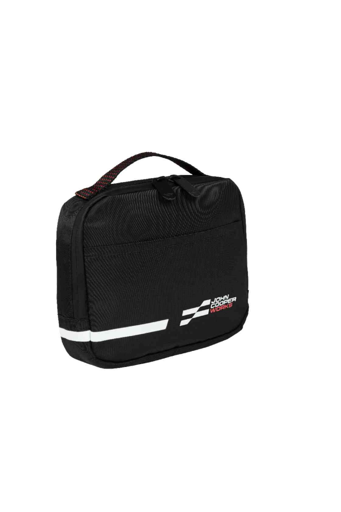Genuine JCW Logo Pouch Bag Black Two Way Waterproof Zipper 80215B54F30