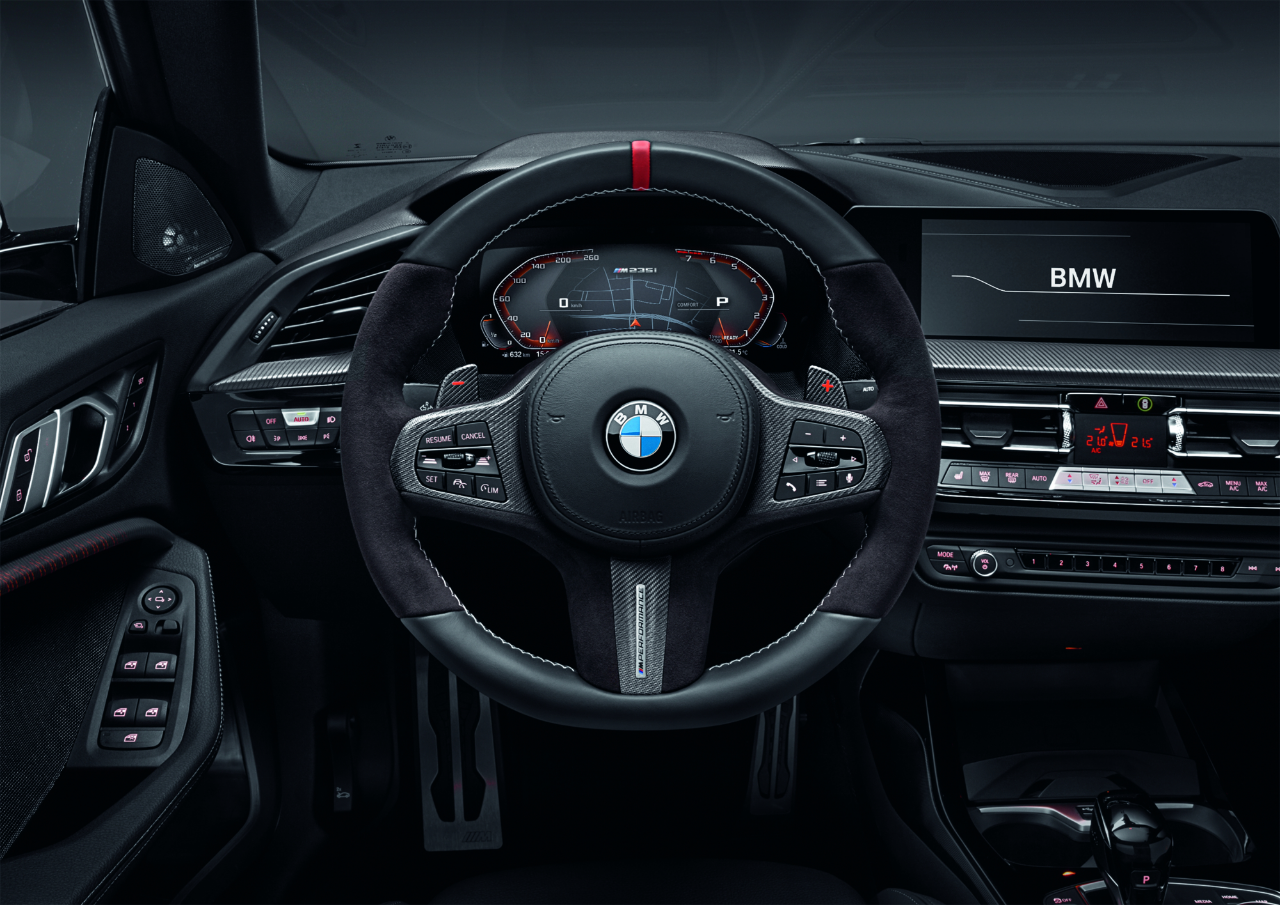 Genuine M Performance Steering Wheel Cover Alcantara Carbon 32 30 2 463 594 view 2