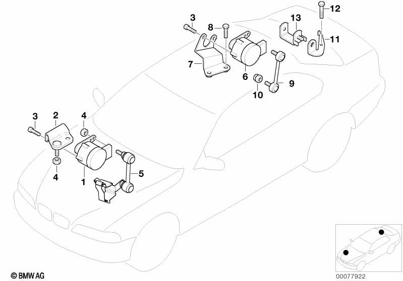 Genuine Front Level Sensor Angle Joint view 2