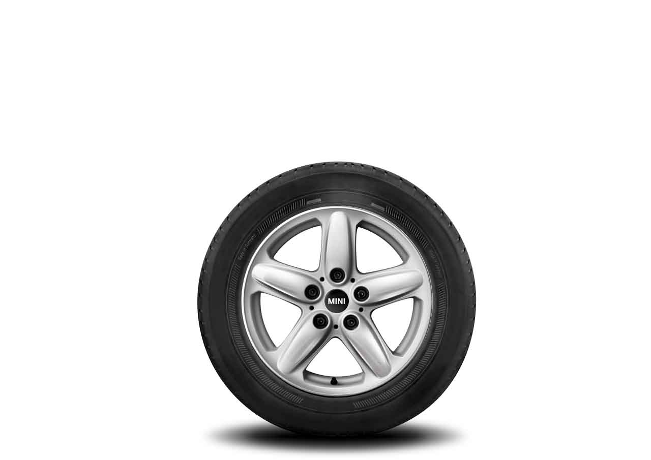 Genuine 16" Light Alloy Wheel Single Spoke 5-Star R122 Silver 36 10 9 803 720 view 2