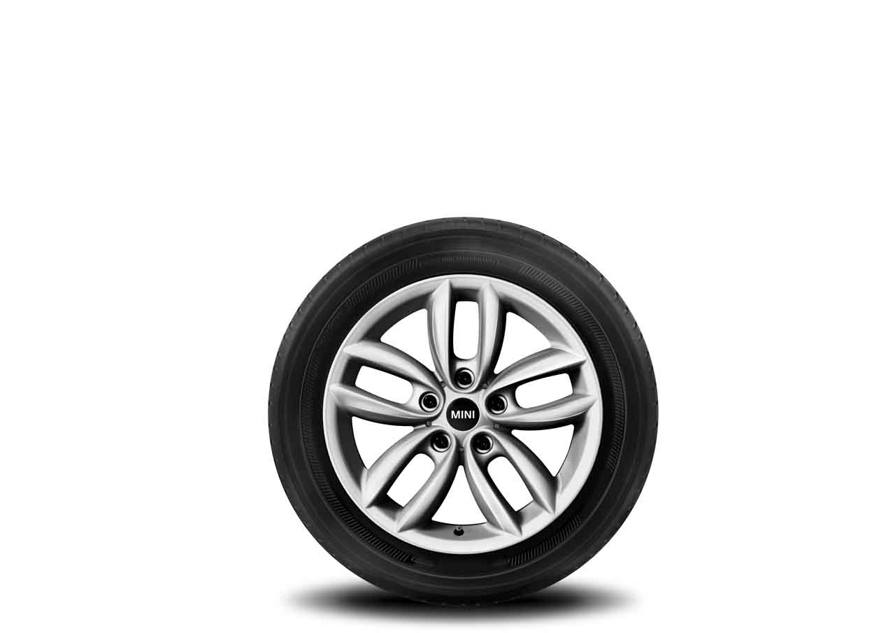 Genuine 17" Light Alloy Wheel Double Spoke 5-Star R124 Silver 36 10 9 803 723 view 2