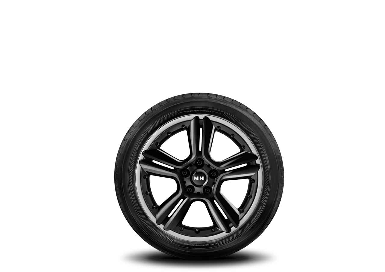 Genuine 18" Alloy Wheel 5Star Double Spoke Composite R127 Black 36 10 9 803 727 view 2