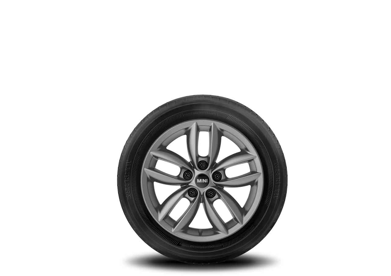 Genuine 17" Alloy Wheel 5-Star Double-Spoke R124 Anthracite 36 10 9 804 371 view 2