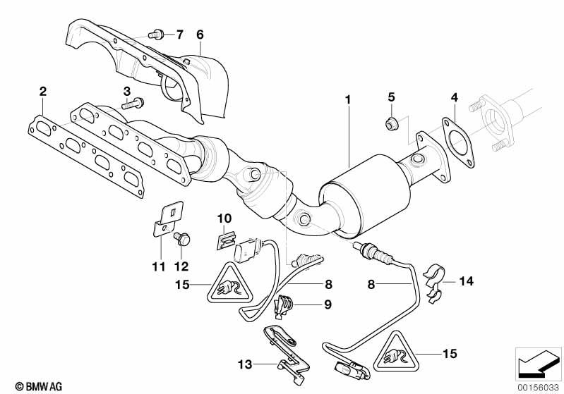 Genuine Engine Intake Air Oxygen Sensor O2 Lambda Probe 11 78 0 872 674 view 2