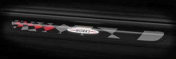 Genuine LED Door Entry Sill Cover Strip JCW Pro Design 51 47 2 357 729 view 2
