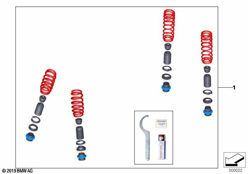 Genuine Sport Suspension Retrofit Kit Shock Absorbers M 33 50 2 456 208 view 2