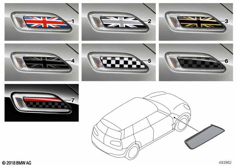 Genuine Black Jack Trim Cover Side Scuttle Set With Pad 51 13 2 365 734 view 2