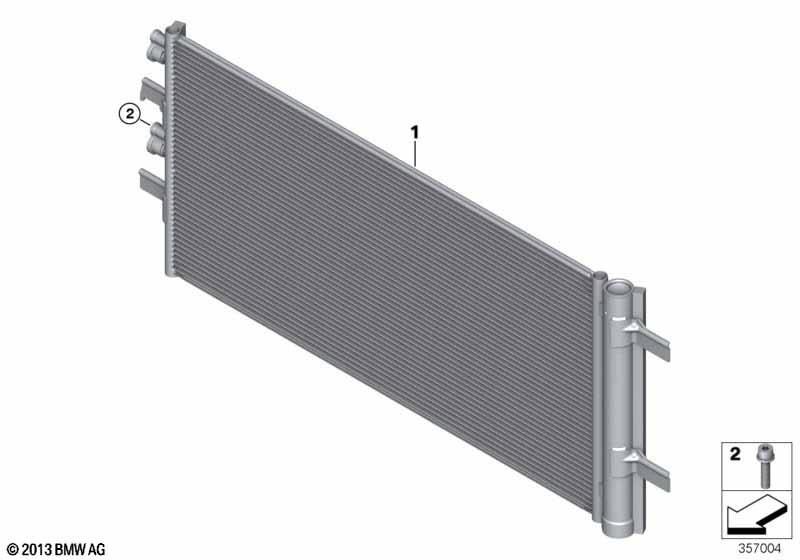 Genuine Air Conditioning A/C Air Con Condenser With Drier 64 50 9 271 204 view 2