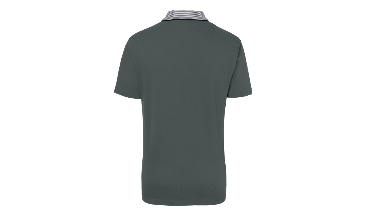 MINI Genuine Mens Polo Shirt Tee Top Striped Collar Sage    view 2
