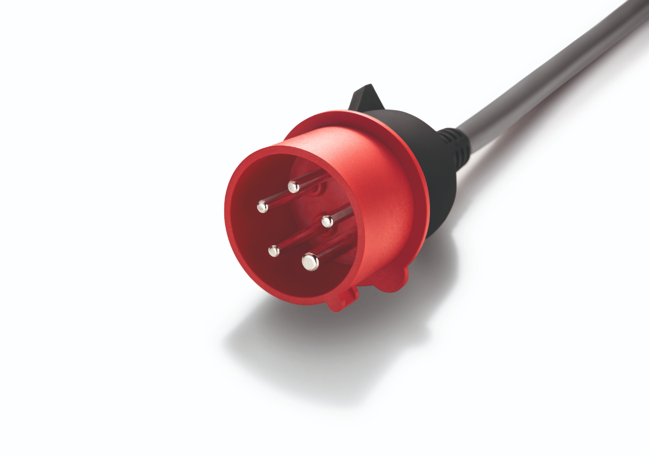 Genuine Car Charging Adapter Cable CEE 16 A Amps Red 3 Phase 61 90 5 A13 8D7 view 2