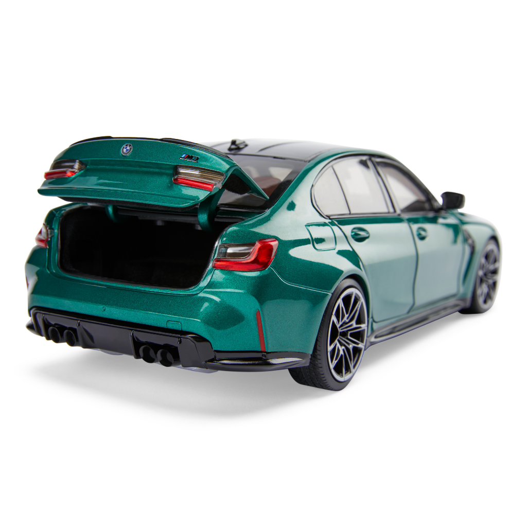 Genuine Car Model Miniature M3 G80 Green Metallic 1:18 view 2
