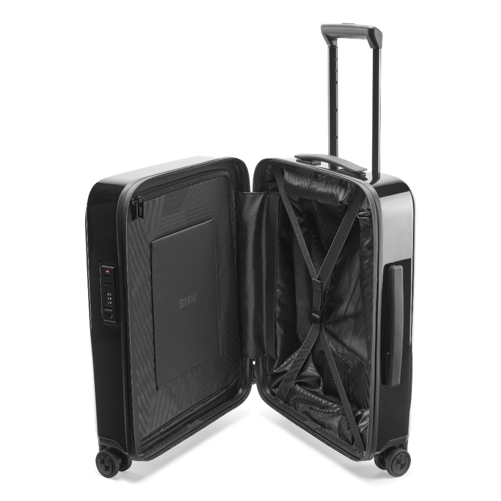 Genuine Boardcase Black Gloss L Hard Shell  Wheels Suitcase view 2