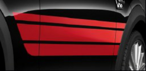 Genuine Side Stripes Decals JCW Pro Chili Red 51 14 2 355 195 view 2