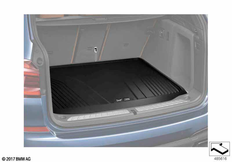 Genuine Fitted Luggage Compartment Car Boot Mat PHEV 51 47 2 473 482 view 2