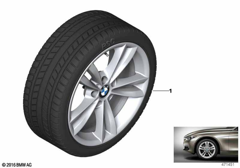 Genuine 18" RDCi Wheel Tyre Set Winter Light Alloy 225/45R18 95V 36 11 5 A6D 195 view 2