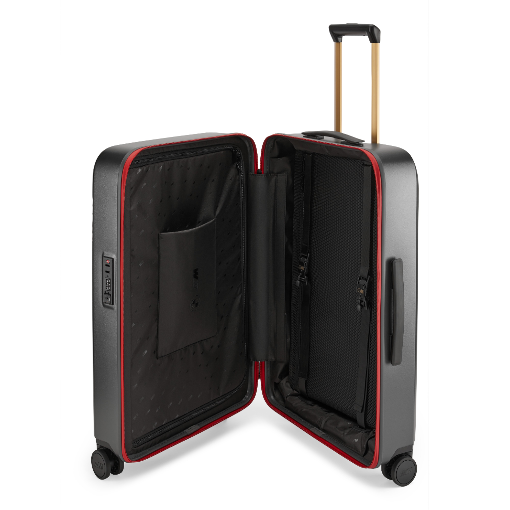 Genuine M Trolley Dark Grey L Hard Shell  Wheels Suitcase view 2