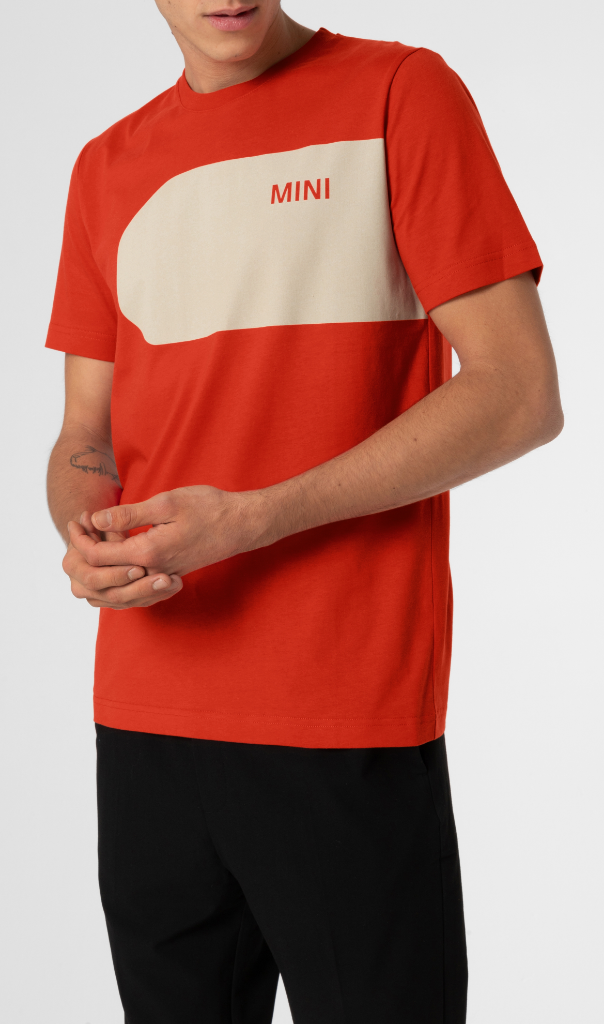 Genuine Mens T Shirt Tee Top Car Face Detail Rebel Red Vibrant Silver view 2