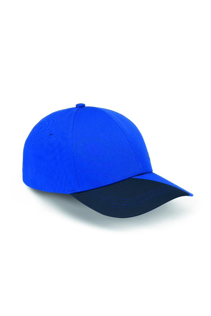 Genuine Baseball Cap  Panel Adjustable Car Face Detail Blazing Blue Indigo view 2