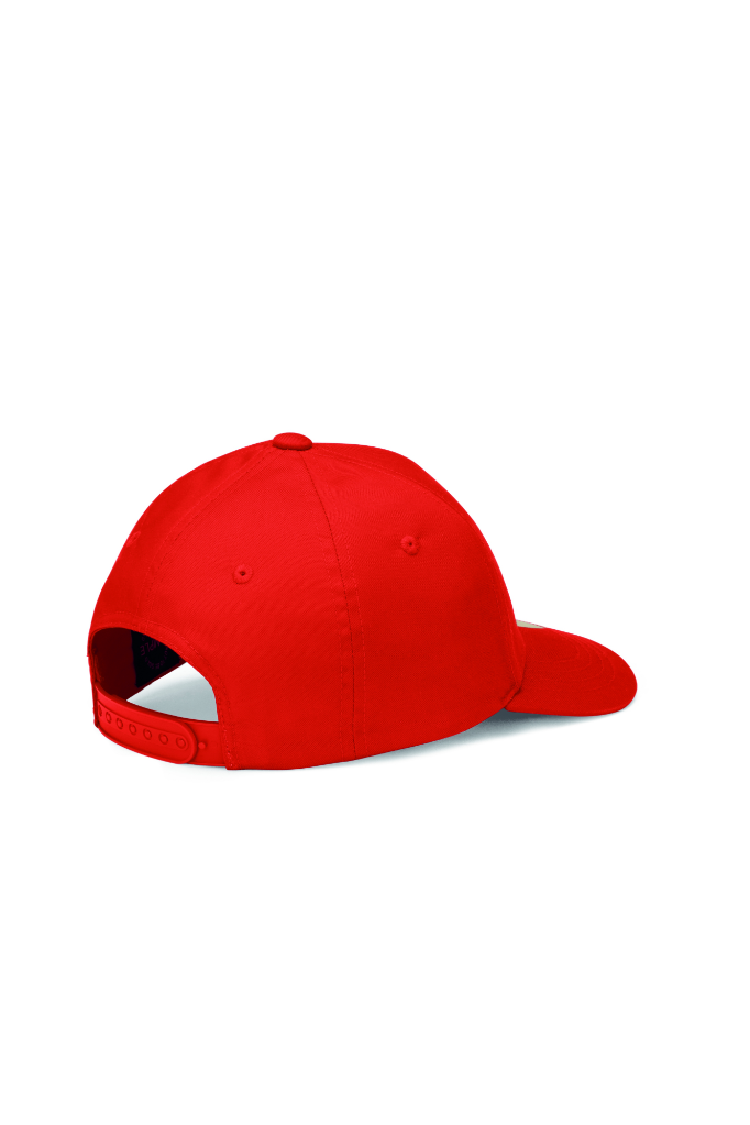 Genuine Childrens Kids Baseball Cap Car Face Detail Rebel Red Silver view 2