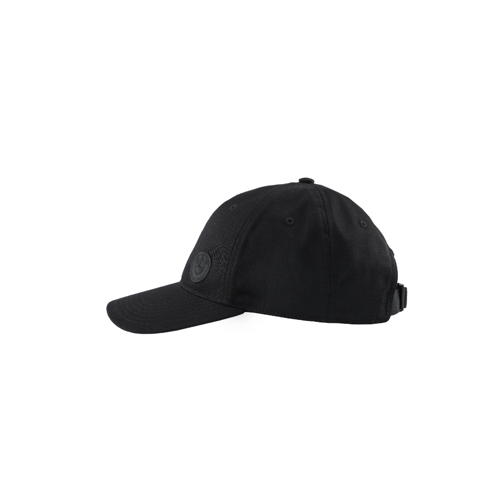 Genuine Logo Micro Baseball Cap Black Hat Adjustable  Panel view 2