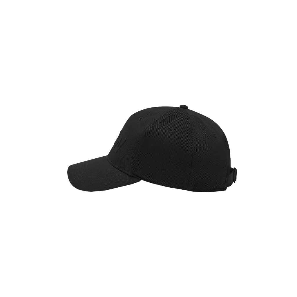 Genuine Baseball Cap Black Hat Adjustable  Panel Cotton view 2