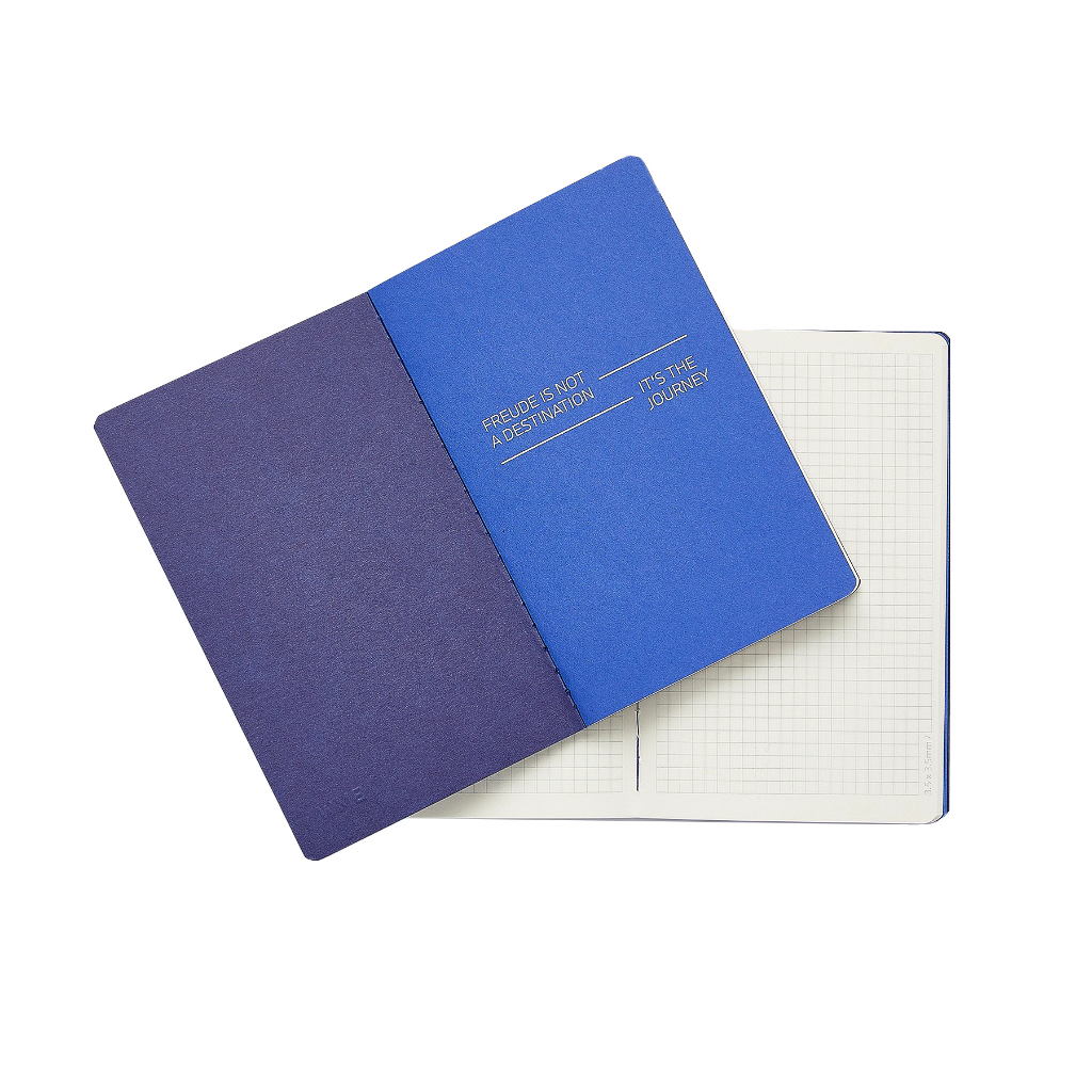 Genuine Notebook Pad Blue Notepad Notes Diary Foldable Covers 80 24 5 B38 DC4 view 2