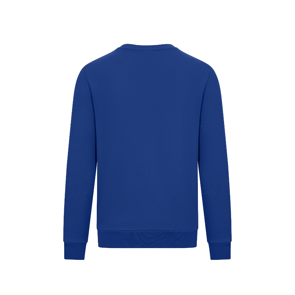 Genuine M Logo Unisex Mens Womens Ladies Sweater Blue Cotton Top Regular Fit view 2