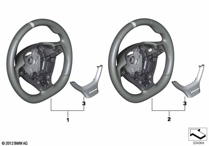 Genuine M Performance Steering Wheel Interior Fits F07 F07 LCI 32302253647 view 2