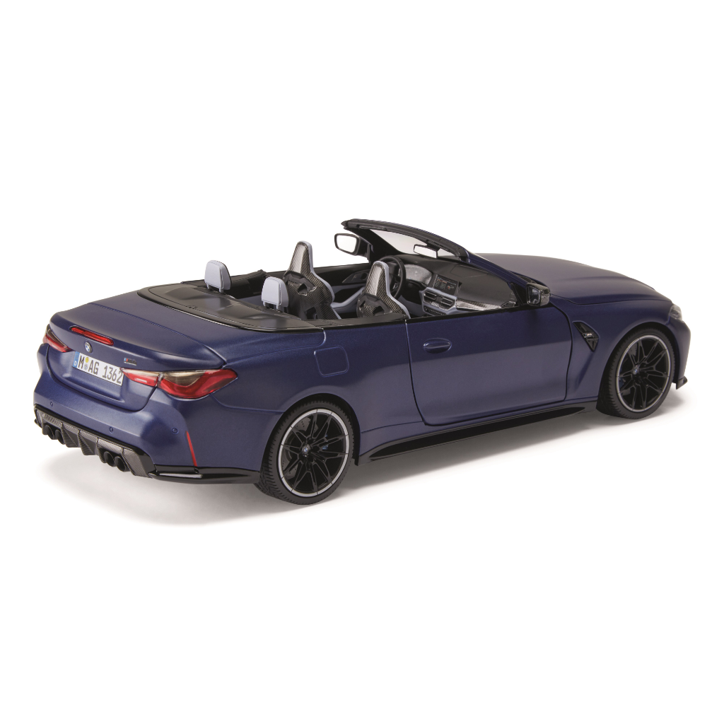 Genuine Car Model Miniature M4 Cabrio G83 Blue 1:18 view 2
