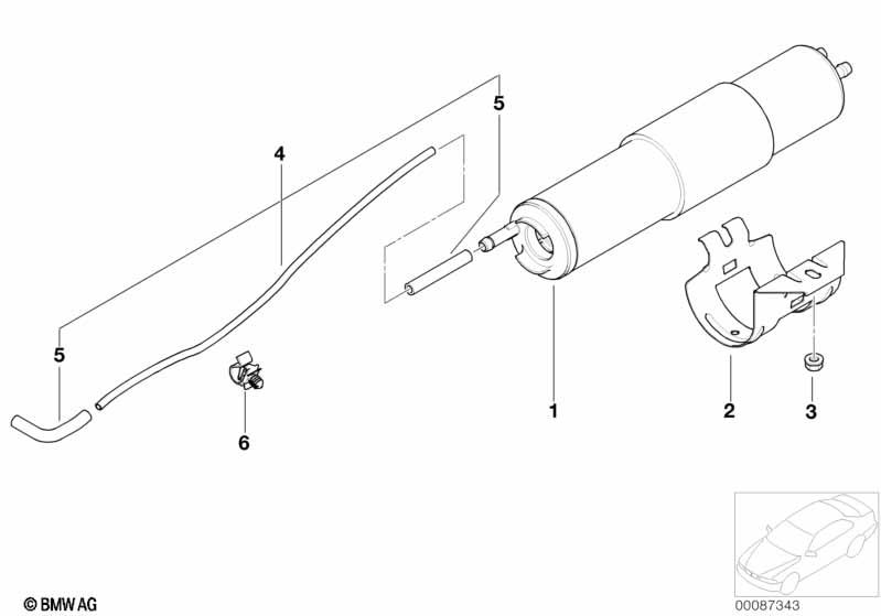 Genuine Fuel Filter 13 32 7 512 019 view 3