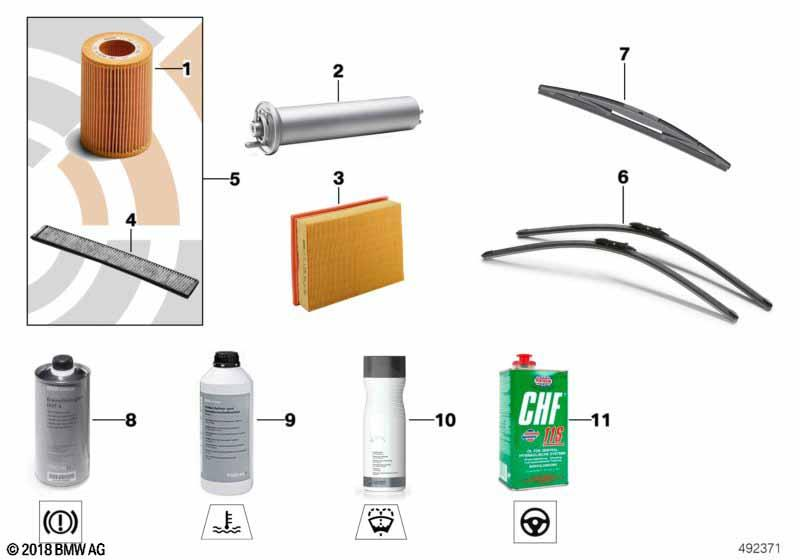 Genuine Fuel Filter Strainer/Cartridge view 3