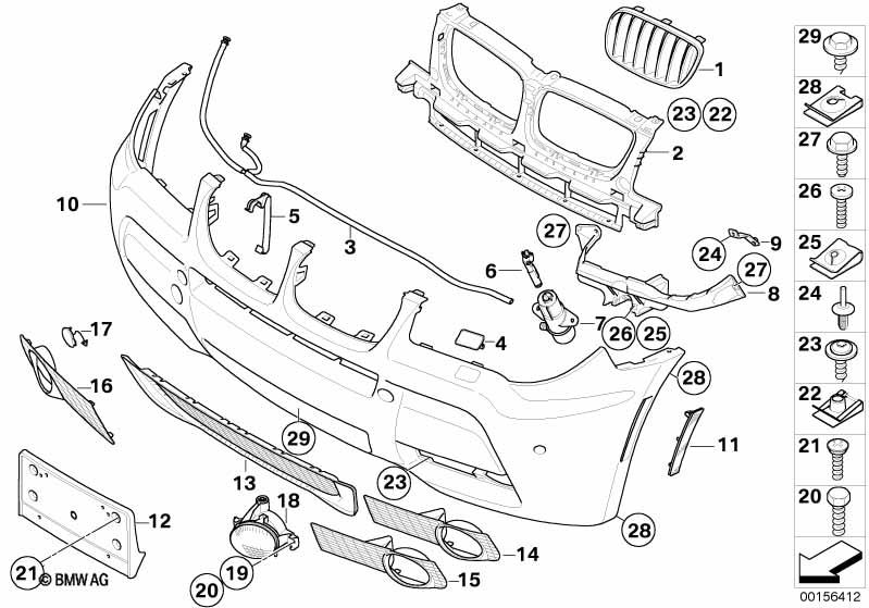 Genuine Front Right Kidney Grille Titanium 51 11 3 420 090 view 3