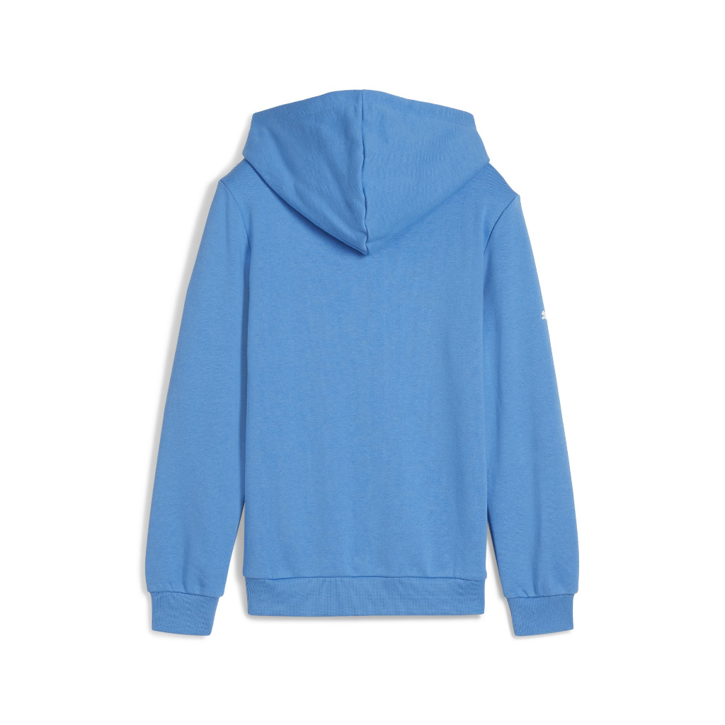 Genuine M Motorsport Logo Childrens Kids Hoodie Light Blue Sweatshirt Hooded view 2