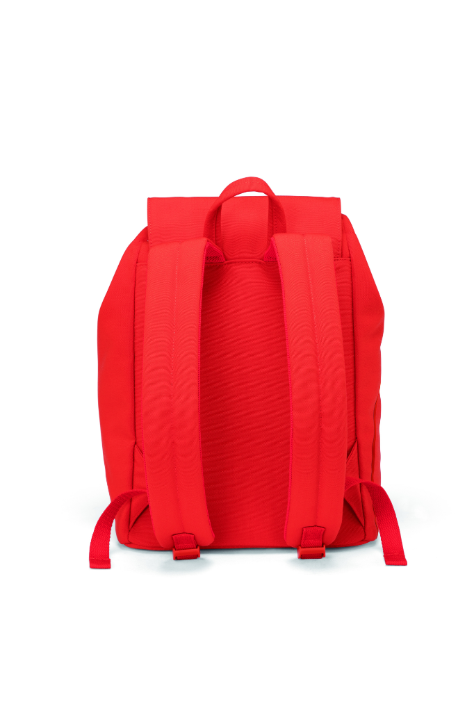 Genuine Backpack Bag Outline Print Rebel Red Zip Open Pocket Travel 80 22 5 B32 0C5 view 2
