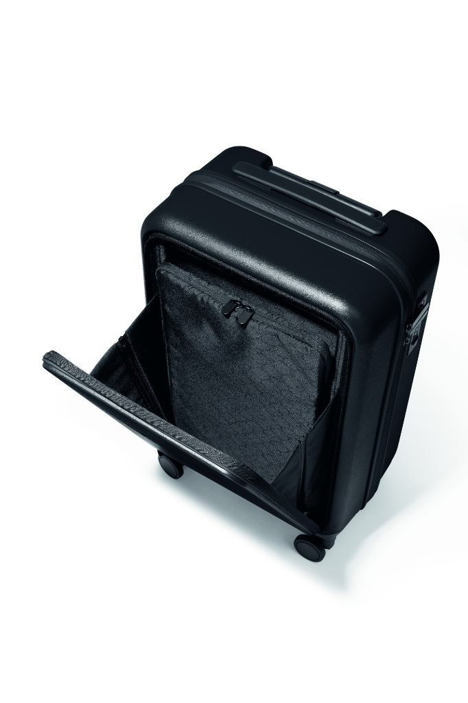Genuine Cabin Trolley Spinner Wing Logo Debossed Hard Case Black Luggage 80 22 5 B32 0E0 view 2