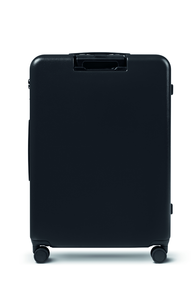 Genuine Trolley Spinner Wing Logo Debossed Hard Case Black Luggage 80 22 5 B32 0E3 view 2