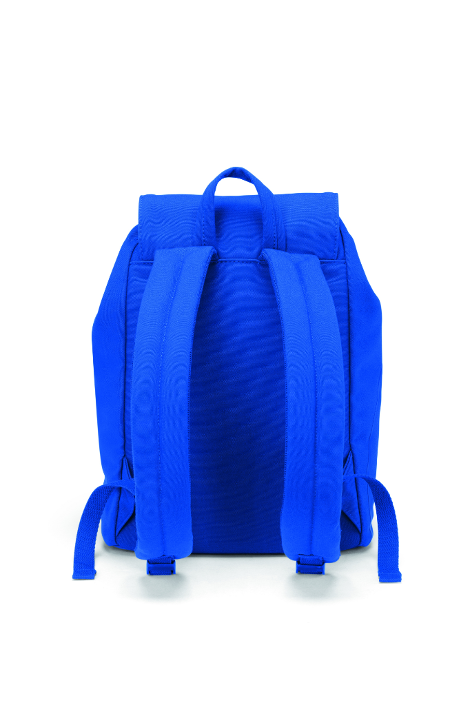 Genuine Backpack Bag Outline Print Blazing Blue Zip Open Pocket Travel 80 22 5 B32 0C3 view 2