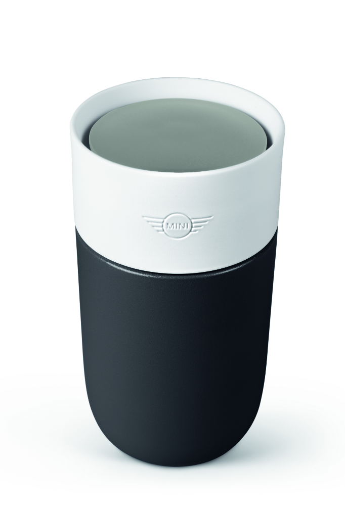 Genuine Travel Mug Colour Block 300ml Black White Grey Vacuum Insulated 80 28 5 B32 106 view 2