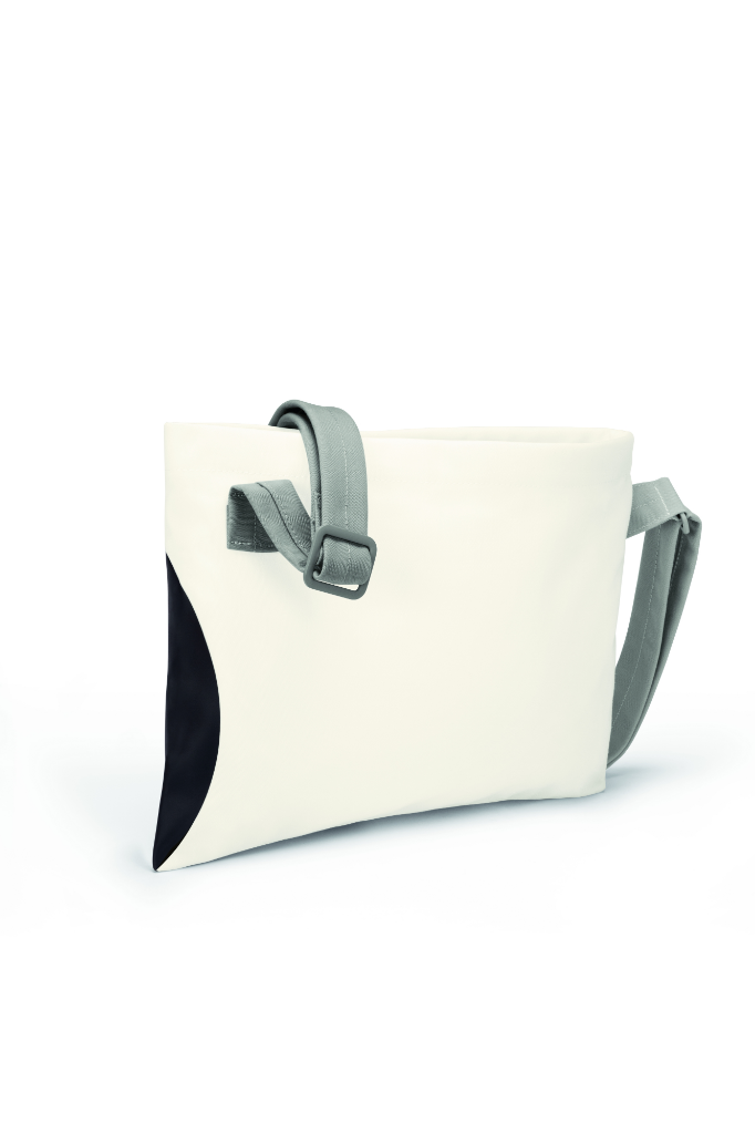 Genuine Musette Shoulder Bag Car Face Detail White Black Grey Travel 80 22 5 B32 0C7 view 2