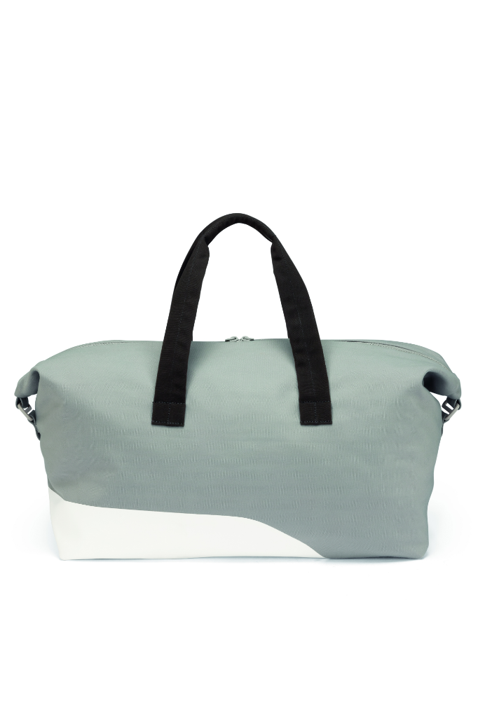 Genuine Duffle Bag Car Face Detail Grey White Black Zip Open Pocket  80 22 5 B32 0D3 view 2