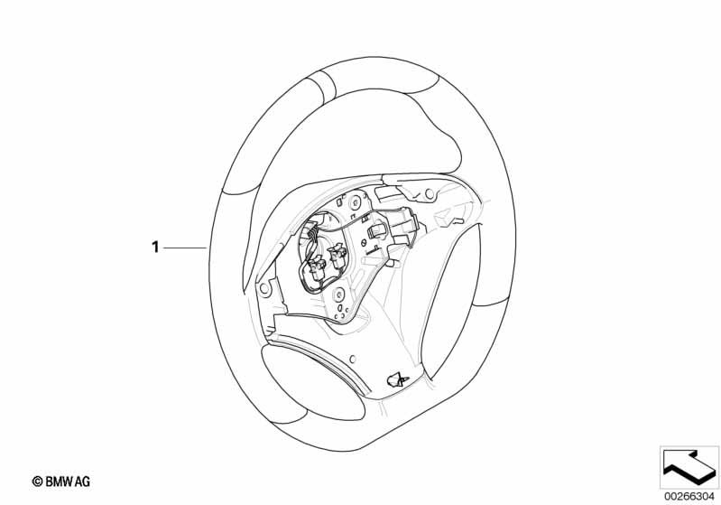 Genuine M Performance Steering Wheel Interior Fits E70 32302221127 view 2