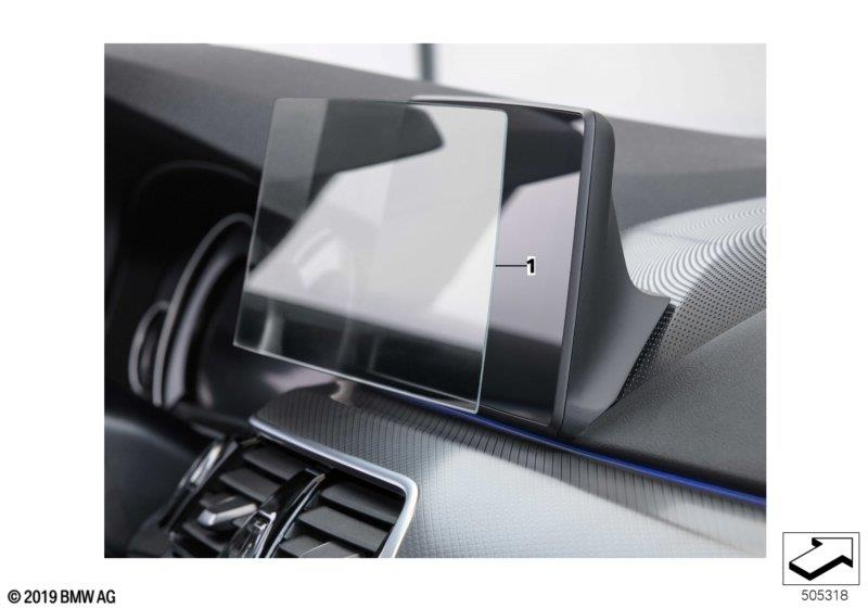 Genuine Protective Glass For Touch Display 10.25" Fits G11 65502475150 view 2