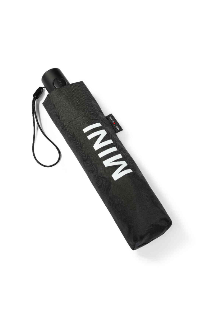 Genuine Wordmark Foldable Umbrella Black Push Button Windproof 80235B54F39 view 2