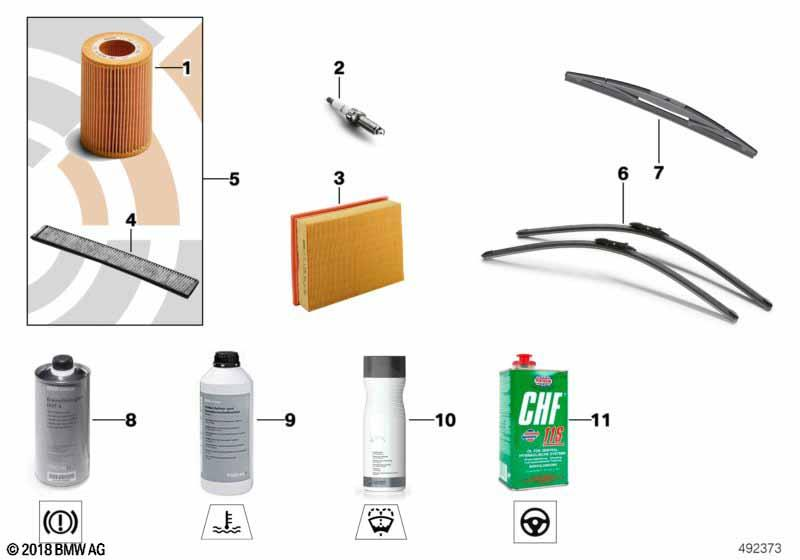 Genuine Oil Filter Element Set/Kit view 3