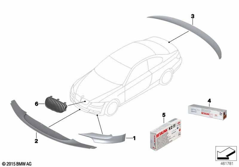 Genuine Performance Front Carbon Splitter Left 51 11 2 160 271 view 3