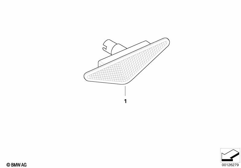 Genuine Turn Indicator Light Front Right Additional 63 13 6 920 686 view 3