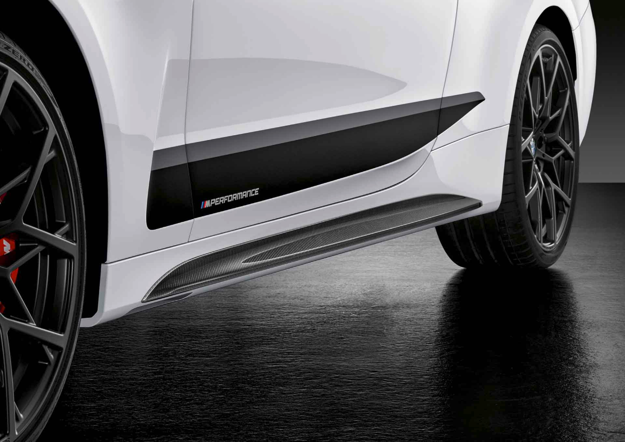Genuine M Performance Right Side Sill Attachment Carbon 51 19 2 473 036 view 3