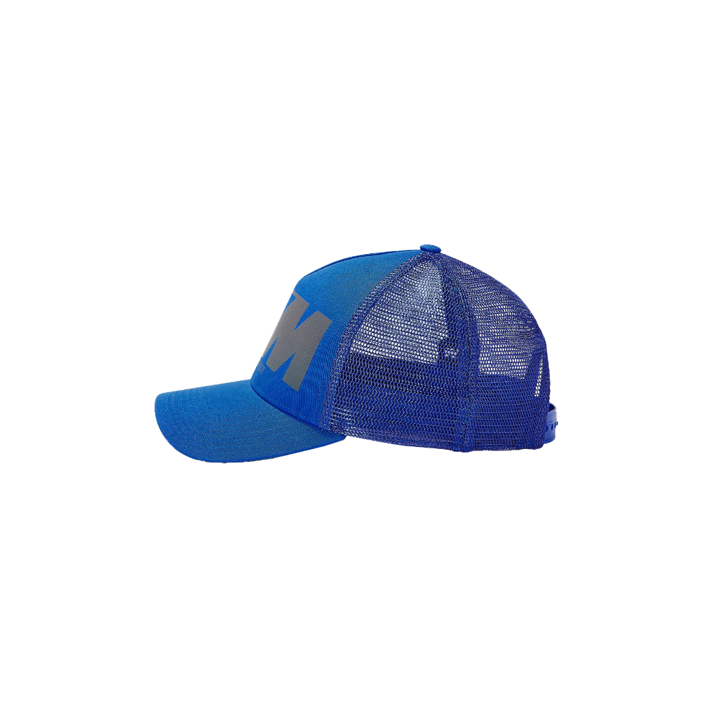 Genuine M Reflective Baseball Cap Blue Hat Adjustable  Panel view 2