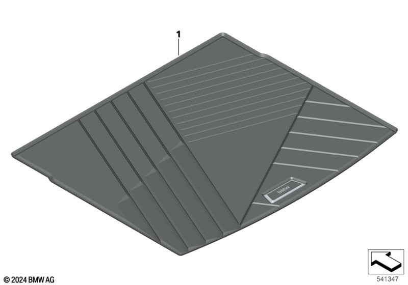 Genuine Fitted Luggage Compartment Boot Mat PHEV Fits G45 51475B3C4F3 view 2
